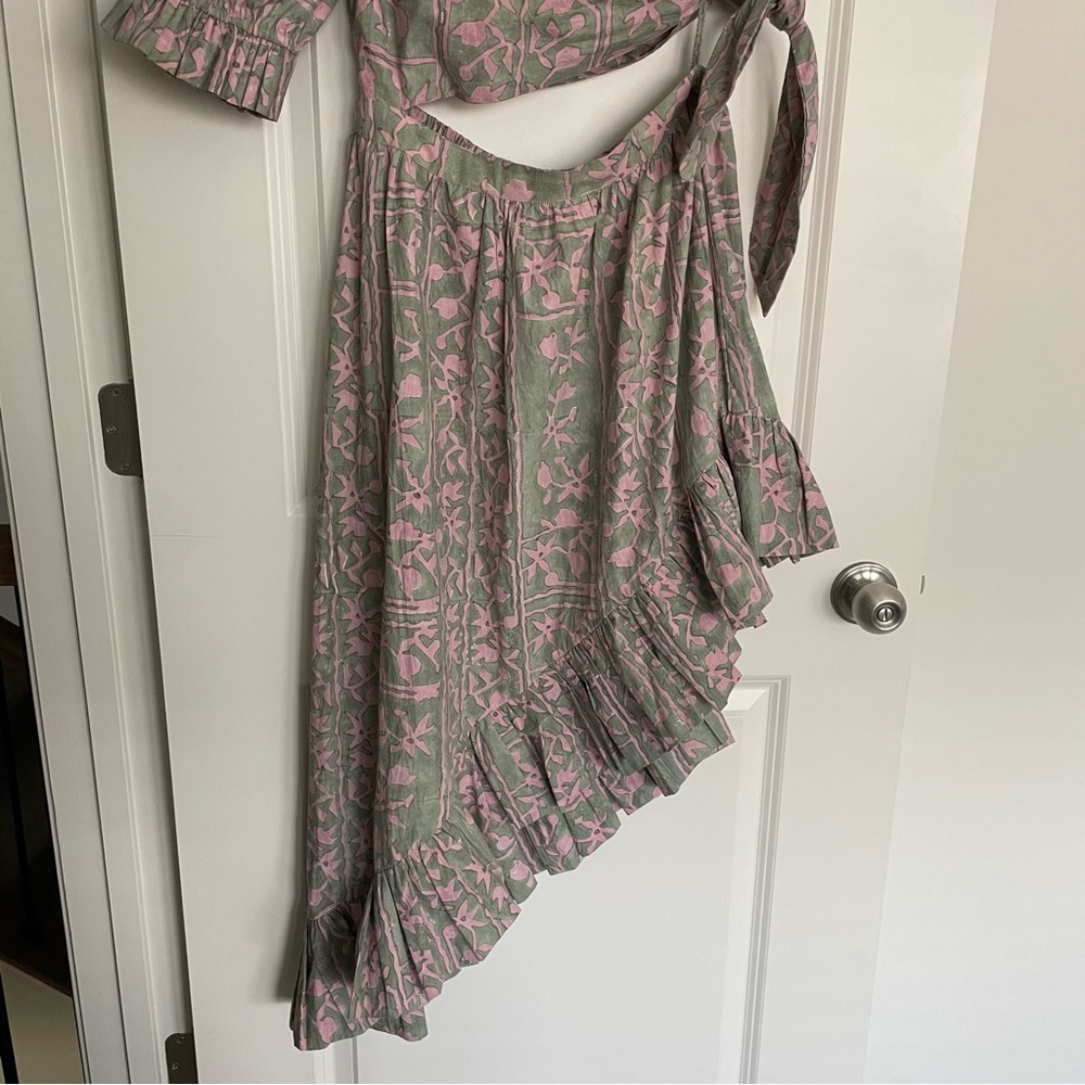 NWOT Cleobella Paola Ankle Dress in Border Print - Picture 10 of 15